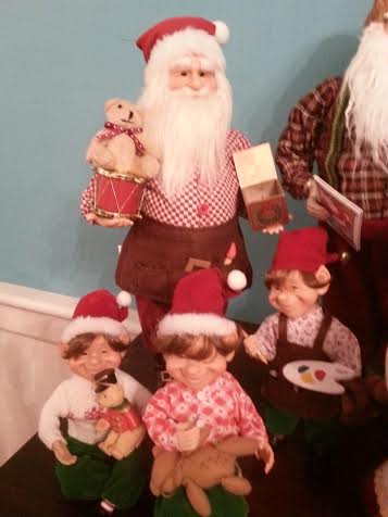 Santa Toy maker with helpers